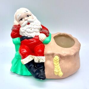 1966‎ Santa Planter School Project Hand Painted